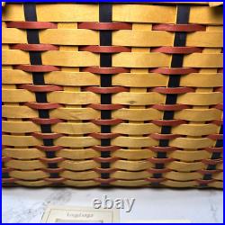 Longaberger 2002 Hostess All American Block Party Patriotic Basket Protect/Liner Longaberger 2002 Hostess All American Block Party Patriotic Basket Protect/Liner