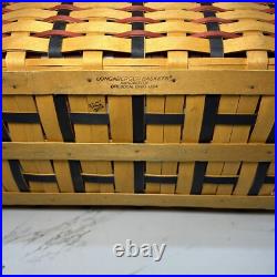 Longaberger 2002 Hostess All American Block Party Patriotic Basket Protect/Liner Longaberger 2002 Hostess All American Block Party Patriotic Basket Protect/Liner