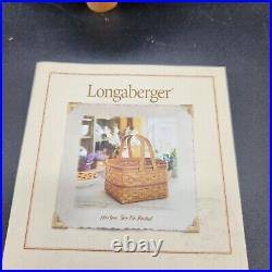 Longaberger 2003 Hostess Two Pie Basket SetLidLinerProt. SOLD 30 DAYS ONLY