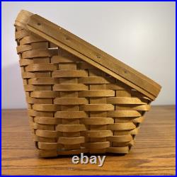 Longaberger 2003 Large Desktop Basket+Protector+Dividers OFFICE ORGANIZE FILE