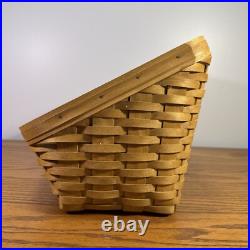 Longaberger 2003 Large Desktop Basket+Protector+Dividers OFFICE ORGANIZE FILE