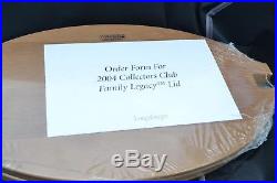 Longaberger 2004 Collector's Club FAMILY LEGACY Basket Set withProt & 2 LIDS BOXED