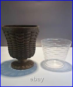 Longaberger 2004 Leadership Inaugural Vase Basket (Rare) with protector