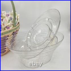 Longaberger 2004 White Washed Easter Basket Set18th Edition Sold 28 Days Only Longaberger 2004 White Washed Easter Basket Set18th Edition Sold 28 Days Only