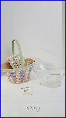 Longaberger 2004 Whitewashed Easter Basket Set18TH EDITIONEASTER EGG DECOR