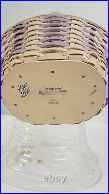 Longaberger 2004 Whitewashed Easter Basket Set18TH EDITIONEASTER EGG DECOR