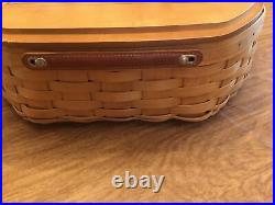 Longaberger 2005 ALL IN ONE GAME Basket Set Chess Checkers Backgammon 21 X 15