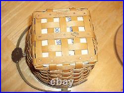 Longaberger 2005 Bee Basket Set Mint