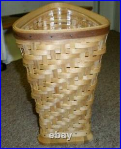Longaberger 2005 Collectors Club Heartwood Vase Basket Set-New