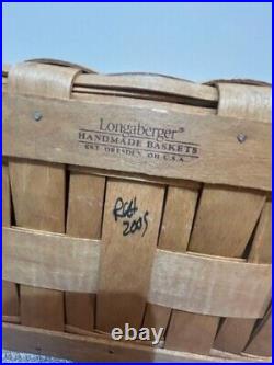 Longaberger 2005 Odds and Ends Stairstep/ Step It Up Basket Set Liner & Insert