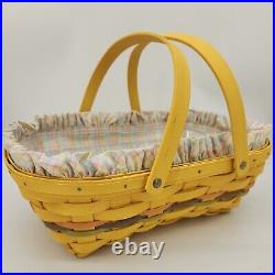 Longaberger 2005 Sunwashed Easter Basket Protector Liner 19th Edition NOS SPRING