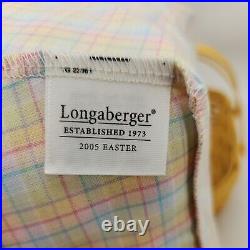 Longaberger 2005 Sunwashed Easter Basket Protector Liner 19th Edition NOS SPRING