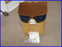 Longaberger 2006 Collectors Club Mailbox Basket Set. WithLiner, Lid, Prot, TO, New