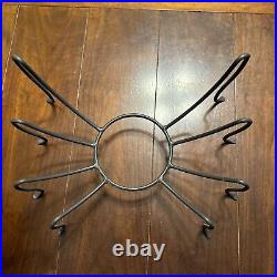 Longaberger 2006 Halloween Spider Basket withWrought Iron Legs Autumn Treats