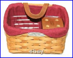 Longaberger 2006 Hostess Appreciation Basket with Liner, Protector Pencil Holder