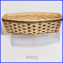 Longaberger 2007 ACT Heritage Days Basket+Protector+Liner+Lid+Copper Tie On NOS