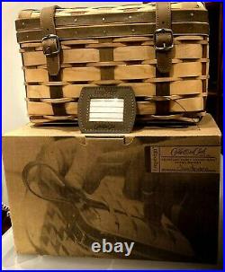 Longaberger 2007 Collectors Club ACT Trunk Set withLuggage Tag-NIB