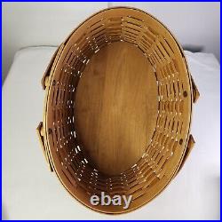 Longaberger 2007 Holiday Hostess Red GOODIES Basket+Protector+Liner+Card 21st Ed