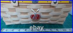 Longaberger 2007 Jelly Belly Easter Basket WithJelly Bean Tie On &Signed By Family Longaberger 2007 Jelly Belly Easter Basket WithJelly Bean Tie On &Signed By Family