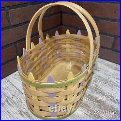 Longaberger 2007 Large Oval Picket Easter Basket Protector 21st Edition