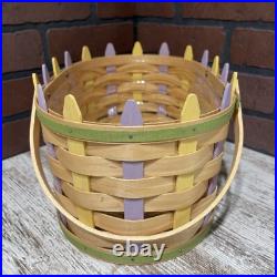 Longaberger 2007 Large Oval Picket Easter Basket Protector 21st Edition