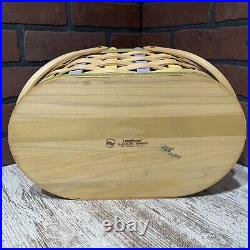 Longaberger 2007 Large Oval Picket Easter Basket Protector 21st Edition
