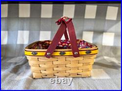 Longaberger 2008 Jelly Belly Basket Fest Set OR Easter Basket-Signed-NEW
