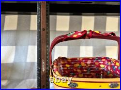 Longaberger 2008 Jelly Belly Basket Fest Set OR Easter Basket-Signed-NEW