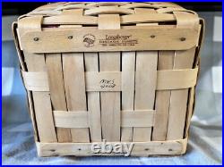 Longaberger 2008 Jelly Belly Basket Fest Set OR Easter Basket-Signed-NEW