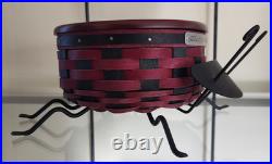 Longaberger 2009 Collector Club Lady Bug Basket Set