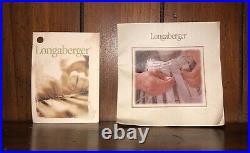 Longaberger 2009 Small Easter Basket 4 Piece Set NEW With Tags