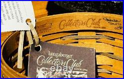 Longaberger 2010 Collectors Club Beehive Basket FULL SET IN BOX Sealed Plastic