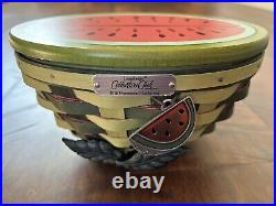 Longaberger 2010 Collectors Club Homestead Gathering Watermelon Set