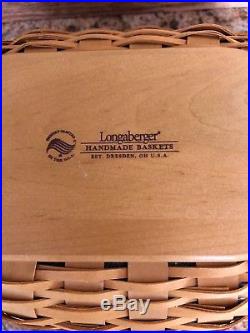 Longaberger 2010 Halloween Treat basket and wrought iron stand set