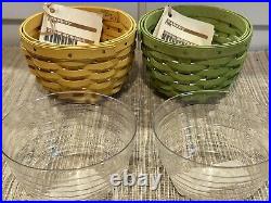Longaberger 2010 Lemon AND Lime Basket Sets Great Price! Great Gifts
