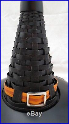 Longaberger 2011 Collector's Club Large Witch's Hat Basket Set Halloween