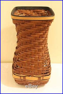 Longaberger 2011 National Sales Award Vase Basket Set NEW RARE