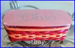 Longaberger 2011 Ohio Farm Bureau Our Ohio Make A Basket, Protector, Metal Tag