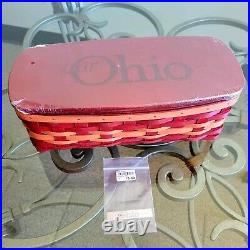 Longaberger 2011 Ohio Farm Bureau Our Ohio Make A Basket, Protector, Metal Tag