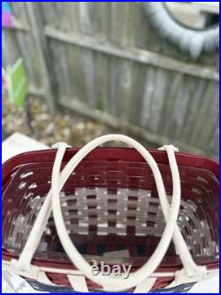Longaberger 2012 American striped tote