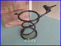 Longaberger Collector Club Wrought Iron Bird Bath Stand NEW Ships next day