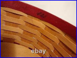 Longaberger 2012 HOLIDAY HOSTESS Drum basket with Protector Longaberger 2012 HOLIDAY HOSTESS Drum basket with Protector