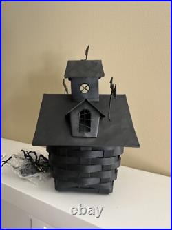 Longaberger 2012 Haunted House Combo- Metal Roof Topper & Door, Windows Tie-Ons