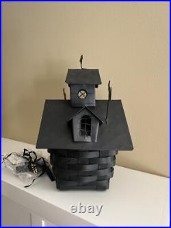 Longaberger 2012 Haunted House Combo- Metal Roof Topper & Door, Windows Tie-Ons