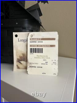 Longaberger 2012 Haunted House Combo- Metal Roof Topper & Door, Windows Tie-Ons