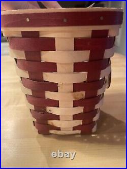 Longaberger 2012 Popcorn Bowl Baskets LARGE + SMALL LOT OF 2 SOLD 1/11/12 ONLY