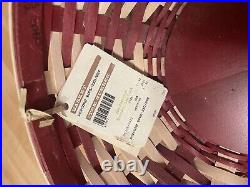 Longaberger 2012 Popcorn Bowl Baskets LARGE + SMALL LOT OF 2 SOLD 1/11/12 ONLY