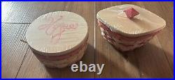 Longaberger 2012 White Horizon of Hope Basket Set 18th Ed. AVAIL JULY 2012 ONLY