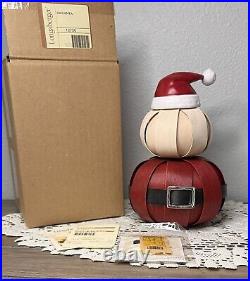 Longaberger 2013 Collectible Christmas Santa Belly Small Santa Basket-NEW