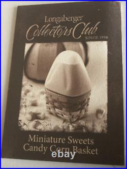 Longaberger 2013 Collectors Club Mini Candy Corn Basket Set-NIB-SHIPS FREE Longaberger 2013 Collectors Club Mini Candy Corn Basket Set-NIB-SHIPS FREE